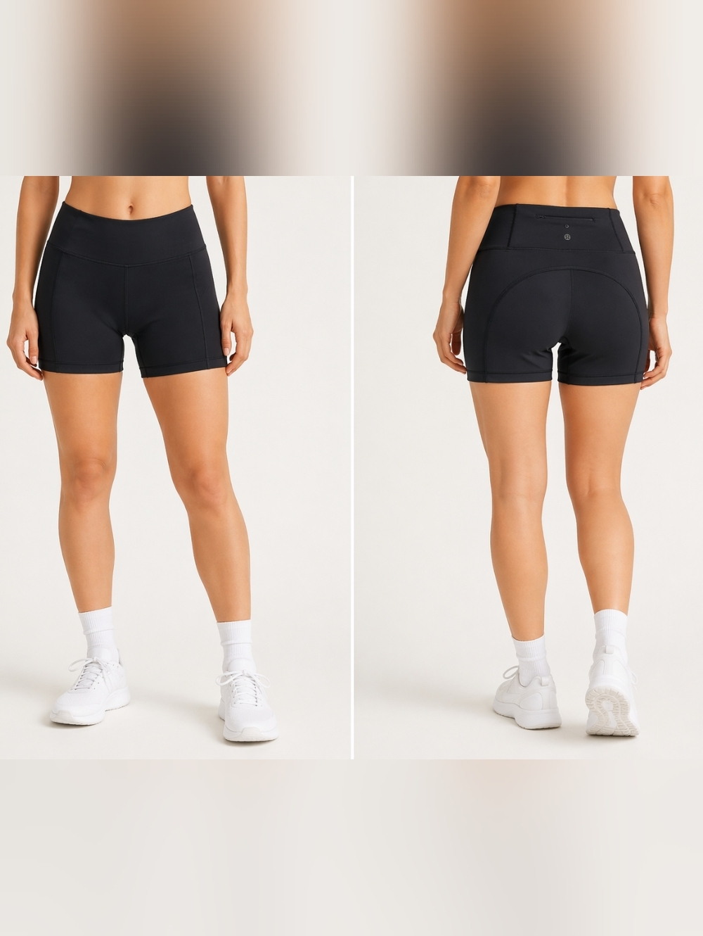 Lululemon Women’s Black Bike Shorts, Size 10